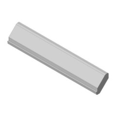 Šamotová deska přední KV B 2G 66. 50. 01 (B) 